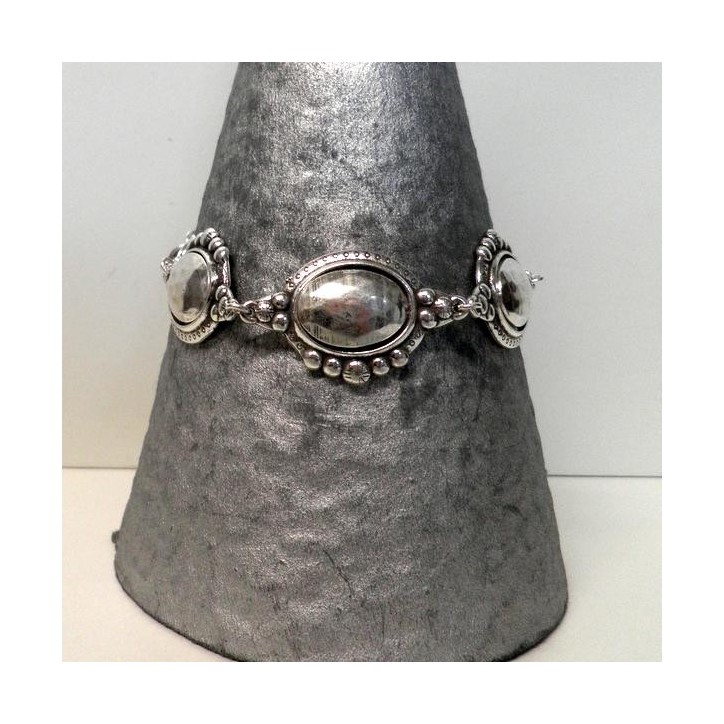 Bracelet Shabada en Metal Argente , Bijoux Shabada